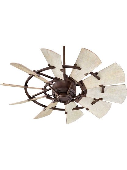 Windmill 44 inch Ceiling Fan in Oiled Bronze.